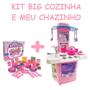 Imagem de Kit Brincadeira Infantil Super Cozinha Com Peças de Chazinho