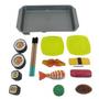 Imagem de kit  brinquedo comida  para criança Conjunto Sushi food simulação de comida