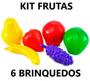 Imagem de Kit Brinquedo Cozinha Infantil Frutas Feirinha Faz de Conta