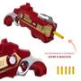 Imagem de Kit Brinquedo de Criança Pistola Lançadora Dardos com Máscara - Vermelho