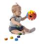 Imagem de Kit brinquedo educativo bola  didática + torre de montar presente menino menina 1 ano encaixar