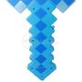 Imagem de Kit Brinquedo Espada Pixel Ninja 58cm Diamante com Som e Luz + 3 Pilhas AA - Azul 47