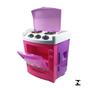 Imagem de Kit Brinquedo Fogãozinho Infantil Gran Chef Big Star + Conjunto Meu Jantarzinho Infantil 24 Peças