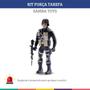 Imagem de Kit Brinquedo Força Tarefa Policial Pick-up Moto Samba Toys