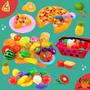 Imagem de Kit Brinquedo Frutas De Cortar Infantil 30 Pcs Comidinhas Corte