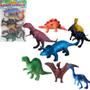 Imagem de Kit Brinquedo Infantil Cadeira 24 Blocos de Montar 8 Dinos