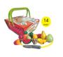 Imagem de Kit Brinquedo Infantil Mercadinho Cesta de Frutas Legumes