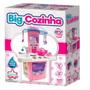 Imagem de Kit Brinquedo Infantil Mesinha Menina Tritec e Cozinha Rosa