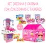 Imagem de Kit Brinquedo Infantil Para Crianças Jogo Completo Princesas