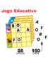 Imagem de Kit  Brinquedo Jogo Educativo Pedagógico Forma Palavras Com Figuras E Adição E Subtração