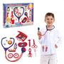 Imagem de Kit Brinquedo Médico Infantil C/ Estetoscópio Premium 18 Pçs
