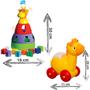 Imagem de Kit Brinquedos Educativo para Bebes Girafa 6 meses a 1 ano