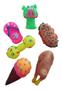 Imagem de Kit Brinquedos para cachorros 6 Mordedores variados Pet Shop Cães Cachorro Filhotes