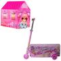 Imagem de Kit brinquedos para Meninas 6 7 8 9 10 Anos Patinete Barraca