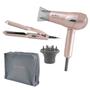 Kit Britânia Travel Rose Gold - Secador + Prancha Imagem de Kit Britânia Travel Rose Gold - Secador + Prancha