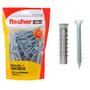 Imagem de Kit Bucha De Nylon Sx 6mm Fischer C Aba E Parafuso 20 Peças