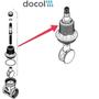 Imagem de Kit Bujão Registro de Gaveta Docolbase 3/4'' Com Dois Modelos de Gaveta 01277700 Docol