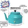 Imagem de Kit Bule Com Chaleira Grande Chá Café Leite Em Alumínio