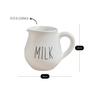 Imagem de Kit Bule + Leiteira Minimalista em Cerâmica Coffee e Milk