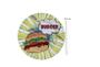 Imagem de Kit burger collection com mini molheira 8 pecas em ceramica  alleanza