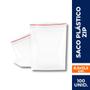 Imagem de Kit c/ 01 pct. de saco plastico zip (8,5x12,5 cm.) c/100 un.