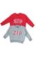 Imagem de Kit C/ 02 Moletons Infantis Vermelho 6-12m Zip Toys