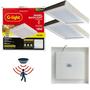 Imagem de Kit c/ 02 Painel LED Plafon Backlight G-Light EcoLED Quadrado SOBREPOR 18W 6500K Autovolt com Sensor de Presença