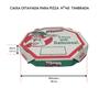 Imagem de Kit c/ 03 pct. de emb. oitav. p/ pizza n. 40 c/ 25 un. timbrada