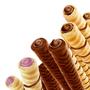 Imagem de Kit C/ 10 Biscoito Stick Wafer Recheado Look 55g