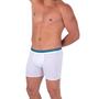 Imagem de Kit C/10 BOXER  LONG LEG Furadinha Cueca Box DRY FIT Lisa Com FORRO Elastico Reforçado Atacado