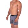 Imagem de Kit C/10 BOXER  LONG LEG Furadinha Cueca Box DRY FIT Lisa Com FORRO Elastico Reforçado Atacado