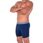 Imagem de Kit C/10 BOXER  LONG LEG Furadinha Cueca Box DRY FIT Lisa Com FORRO Elastico Reforçado Atacado