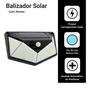 Imagem de Kit c/ 10 Luminária Solar Parede 100 Led Sensor Presença