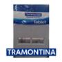 Imagem de Kit C/ 10 Placas Modelo Tlabet Tramontina 2P Horizontal 4x4