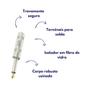 Imagem de Kit c/ 100 Conector Som P10(m) Mono Datalink Linha Dlk P10-001-100