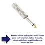 Imagem de Kit c/ 100 Conector Som P10(m) Mono Datalink Linha Dlk P10-001-100