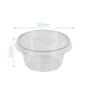 Imagem de Kit C/100 Molheiras Descartável Porta Molhos Delivery 30ml