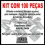 Imagem de Kit C/ 100 Peças - Bucha Americana Para Madeira 5/16 x 19mm