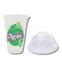 Imagem de Kit c/ 100 un. de copo p/ acai 440 ml.    100 un. de tampa s/ furo p/ copo 440, 550 e 660 ml.