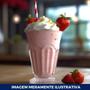 Imagem de Kit c/ 100 un. de copo p/ milk shake 330 ml.   100 un. de tampa bolha c/ furo p/ copo 275 e 300 ml.