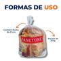 Imagem de Kit c/ 100 un. de saco plastico p/ panetone 250g ( 22x26cm.)