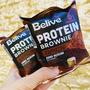 Imagem de Kit c/ 10und Protein Brownie Cappuccino BELIVE Zero 40g