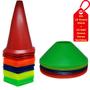 Imagem de Kit C/12 Cones 24cm + 12 Cones Tartaruga Half Cones Sortidos