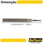 Imagem de Kit C/ 12 Lima Chata Bastarda 4 Pol Beltools