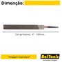 Imagem de Kit C/ 12 Lima Chata Murça 4 Pol Beltools