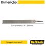 Imagem de Kit C/ 12 Lima Grosa Chata 8 Pol Beltools
