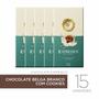 Imagem de Kit c/15 Barras de Chocolate Expressus Kakaw Belga Branco com Cookies
