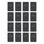 Imagem de Kit C/16 Tomadas 20a Com Placa Habitat Black Fame