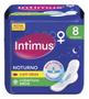 Imagem de Kit c/ 2 Absorvente Noturno Seca Com Abas 8 Unidades Intimus