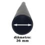 Imagem de Kit c/ 2 - Bocal Tubo Extensor Aspiradores de Pó Diâmetro 36mm